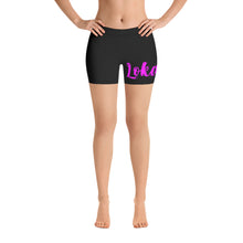 Load image into Gallery viewer, Women's Pink Lokal Script Shorts