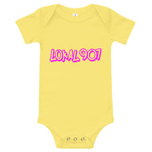 Load image into Gallery viewer, Infant Pink Lokal907 Scratch Onesie