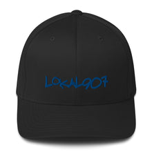 Load image into Gallery viewer, Blue Lokal907 FlexFit Hat