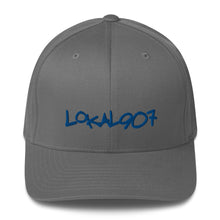 Load image into Gallery viewer, Blue Lokal907 FlexFit Hat