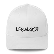 Load image into Gallery viewer, Black Lokal907 FlexFit Hat