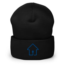 Load image into Gallery viewer, PlugHouse Blue Logo Cuffed Beanie