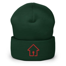 Load image into Gallery viewer, PlugHouse Red Logo Cuffed Beanie