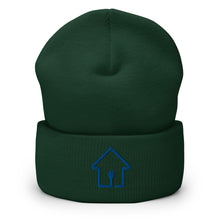Load image into Gallery viewer, PlugHouse Blue Logo Cuffed Beanie