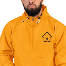 Load image into Gallery viewer, Embroidered Black PlugHouse Logo Champion Packable Jacket