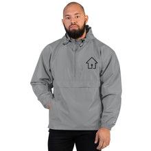 Load image into Gallery viewer, Embroidered Black PlugHouse Logo Champion Packable Jacket