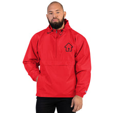Load image into Gallery viewer, Embroidered Black PlugHouse Logo Champion Packable Jacket