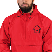 Load image into Gallery viewer, Embroidered Black PlugHouse Logo Champion Packable Jacket