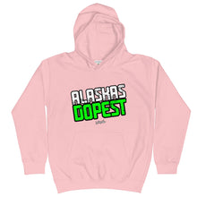 Load image into Gallery viewer, Youth Alaskas Dopest Green Hoodie