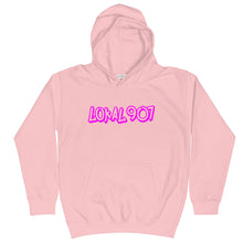 Load image into Gallery viewer, Youth Lokal907 Pink Scratch Hoodie