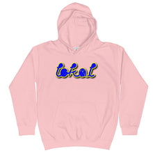 Load image into Gallery viewer, Youth BlueNGold Bubble Hoodie