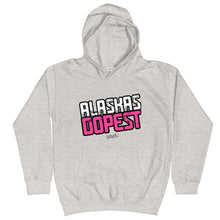 Load image into Gallery viewer, Youth Alaskas Dopest Pink Hoodie