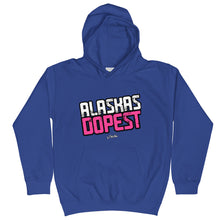 Load image into Gallery viewer, Youth Alaskas Dopest Pink Hoodie