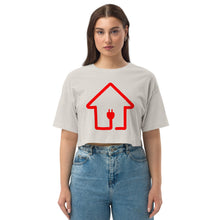 Load image into Gallery viewer, Red PlugHouse Logo Crop Top