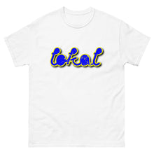 Load image into Gallery viewer, Lokal Blue & Gold Bubble Tee