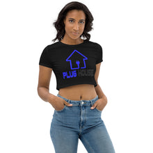 Load image into Gallery viewer, Organic Blue PlugHouse Crop Top