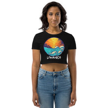 Load image into Gallery viewer, Organic Lokal Midnight Sun Crop Top