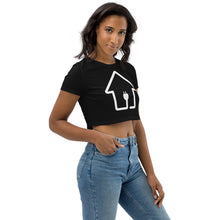 Load image into Gallery viewer, Organic White PlugHouse Crop Top