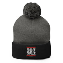 Load image into Gallery viewer, 907 Girlz Pom-Pom Beanie