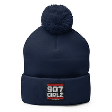 Load image into Gallery viewer, 907 Girlz Pom-Pom Beanie