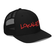 Load image into Gallery viewer, Red Lokal907 Trucker Hat