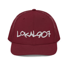 Load image into Gallery viewer, White Lokal907 Trucker Hat