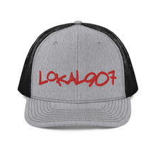 Load image into Gallery viewer, Red Lokal907 Trucker Hat
