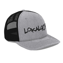 Load image into Gallery viewer, Black Lokal907 Trucker Hat