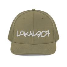 Load image into Gallery viewer, White Lokal907 Trucker Hat