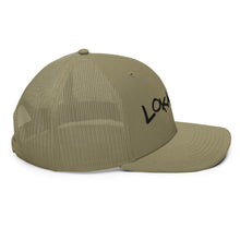 Load image into Gallery viewer, Black Lokal907 Trucker Hat