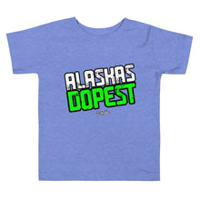 Load image into Gallery viewer, Toddler Lokal Alaskas Dopest Green Tee
