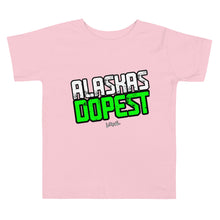 Load image into Gallery viewer, Toddler Lokal Alaskas Dopest Green Tee