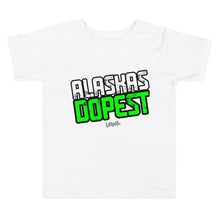 Load image into Gallery viewer, Toddler Lokal Alaskas Dopest Green Tee
