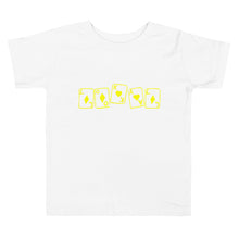 Load image into Gallery viewer, Toddler Lokal Gold Diamond & Hearts Tee