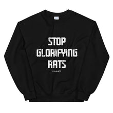 Load image into Gallery viewer, Lokal Stop Glorifying Rats Crew Neck Sweatshirt