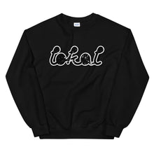 Load image into Gallery viewer, Lokal Black Bubble Crew Neck Sweatshirt
