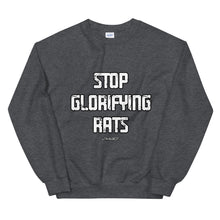 Load image into Gallery viewer, Lokal Stop Glorifying Rats Crew Neck Sweatshirt