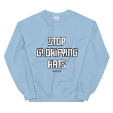 Load image into Gallery viewer, Lokal Stop Glorifying Rats Crew Neck Sweatshirt