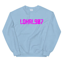 Load image into Gallery viewer, Lokal907 Pink Concrete Crew Neck Sweatshirt