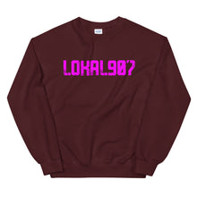 Load image into Gallery viewer, Lokal907 Pink Concrete Crew Neck Sweatshirt