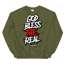 Load image into Gallery viewer, Lokal God Bless The Real Crew Neck Sweatshirt