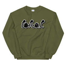 Load image into Gallery viewer, Lokal Black Bubble Crew Neck Sweatshirt