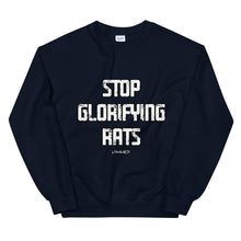 Load image into Gallery viewer, Lokal Stop Glorifying Rats Crew Neck Sweatshirt