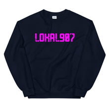 Load image into Gallery viewer, Lokal907 Pink Concrete Crew Neck Sweatshirt