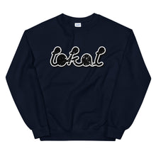 Load image into Gallery viewer, Lokal Black Bubble Crew Neck Sweatshirt