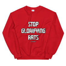 Load image into Gallery viewer, Lokal Stop Glorifying Rats Crew Neck Sweatshirt