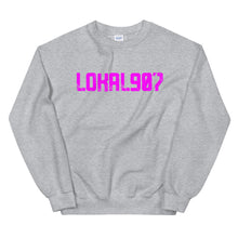Load image into Gallery viewer, Lokal907 Pink Concrete Crew Neck Sweatshirt