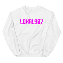 Load image into Gallery viewer, Lokal907 Pink Concrete Crew Neck Sweatshirt