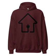 Load image into Gallery viewer, Black PlugHouse Alpha Hoodie