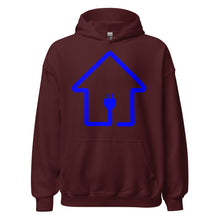 Load image into Gallery viewer, Blue PlugHouse Alpha Hoodie